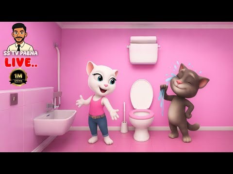 My Talking Tom 2 — Bath, Food, Dance & Epic Fails (LIVE)