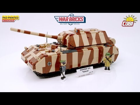 COBI Panzer VIII Maus Model 3138 | Detailed Build & Features Showcase
