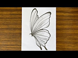 How to draw a butterfly || Easy drawing ideas for beginners || Drawing tutorial