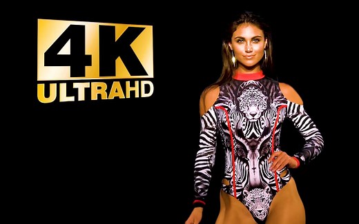 【4K/泳装】Model Steph Rayner Runway Compilation