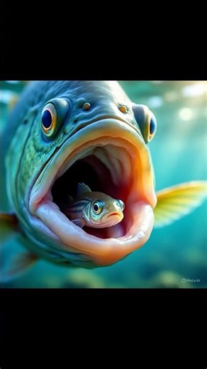Fish giving birth