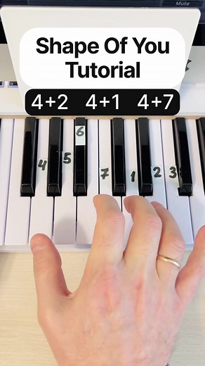 Shape Of You Piano Tutorial for Beginners