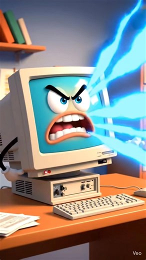 Don't use computer without bearing goggles 🥽 #shorts #facts #animatorsandy