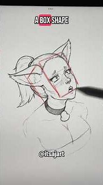 How to draw hard head poses #art #arttips #howtodraw #drawing #quickdrawing