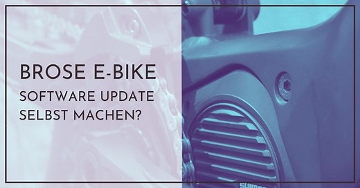 Brose E-Bike Motor - Software Update selbst machen möglich?
