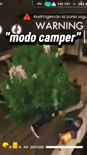 "Modo Camper" 💀 #freefire #freefireshorts #bug #hacker