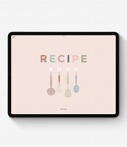 Digital Recipe Journal: iPad Cookbook, Meal Planner, Stickers (digital Download) - Etsy