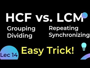 HCF vs. LCM in Word Problems: How to Identify and Solve Them Easily. ETEA test preparation/ Lec 14