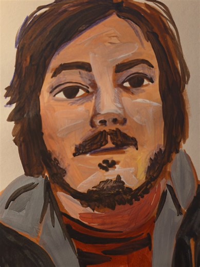 #portraitpainting #acrylic #artistatiktok