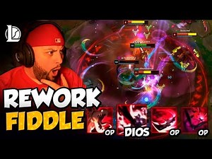 😱¡PRIMER GAMEPLAY CON EL NUEVO REWORK DE FIDDLESTICKS!😱 *WTF* ¡DRENO VIDA EN ÁREA CON LA W!
