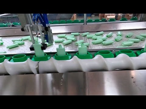 Robotic Unscrambler LR5 with pucks - Lanfranchi Group