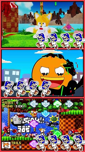 FNF vs Tails?! This Got INSANE…🧈 I FnF Pro Player #fnf #mario