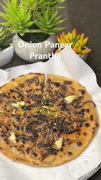 Crispy Onion Paneer Prantha 🔥❤️