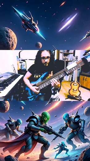 Working on some new crazy project... Cosmic Instrumental Progressive tracks on the horizon ! But first, I need to practice this crazy 13/8 Slap Attack 👍👽🛸 #bassguitar #bassslap #oddtimesignatures #progressivemusic #instrumentalmusic #ibanez #ashula | Seb Verret