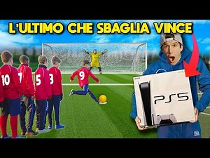 L’ULTIMO che SBAGLIA il Rigore VINCE una PlayStation 5 [PS5] ! Footwork italia