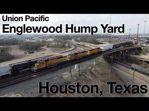 Union Pacific's Englewood Yard in 4k, Houston, TX, February 2023