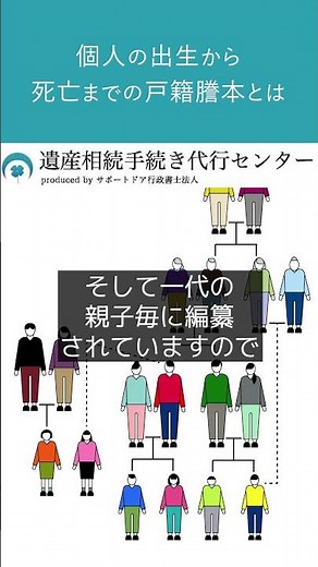 個人の出生から死亡までの戸籍謄本とは