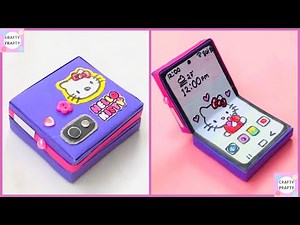 DIY Paper Mobile Phone / How to make Folding Mobile Phone with cardboard and paper / easy to make