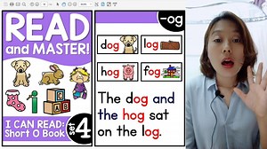 英语学习视频，自然拼读 -og组合发音练习