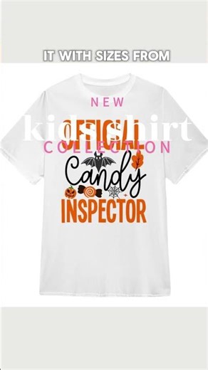 Official Candy Inspector Kids Shirt