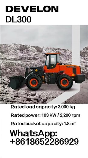 🚜 DEVELON DL300 Wheel Loader – Built for Power & Performance!