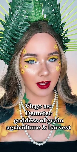 Virgo as Demeter: Makeup Look Inspired by the Greek Goddess