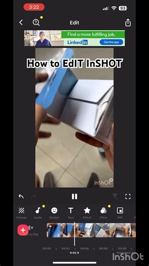 How to Split Video Free| InShot app |Free Software 🫠🙂‍↕️#trending #inshot #inshotediting #shorts