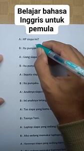 Belajar bahasa Inggris untuk pemula | Icw Nurhalimah