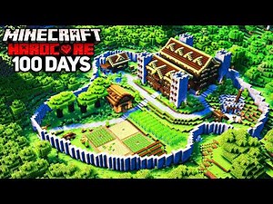 I Survived 100 Days in Minecraft's Most DIFFICULT Mod