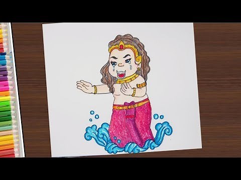 สอนวาดรูป ยักษ์ ผีเสื้อสมุทร จากเรื่องพระอภัยมณี | Phra Aphai Mani