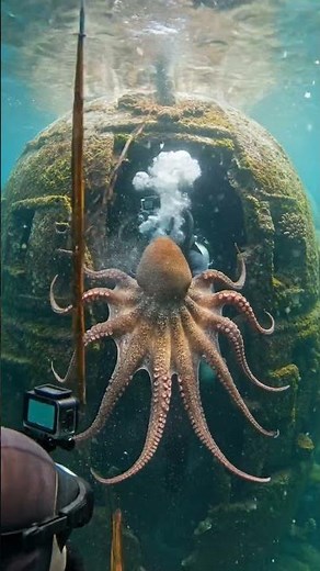 Diver POV: Speargun Fishing in Action #fishing #deepblue #spearfishing #deepsea #extremefishing
