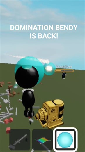 DOMINATION BENDY IS BACK! #roblox #bendyandtheinkmachine #bendy #game #robloxgame #goofy #crazy