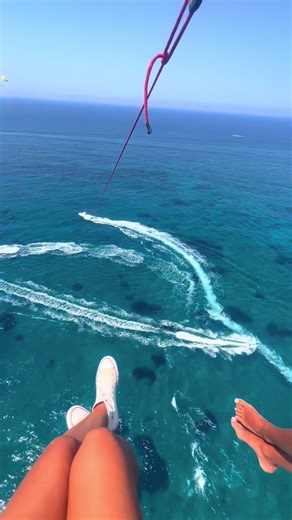 Parasailing Adventures in Paphos, Cyprus