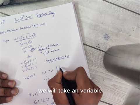 Day 17 - LeetCode - 1200. Minimum Absolute Difference