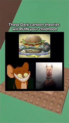 Dark Cartoon Theories You Can't Unsee😨🙏 #roblox #shorts #relatable