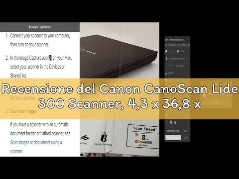 Recensione del Canon CanoScan Lide 300 Scanner, 4,3 x 36,8 x 25,1 cm