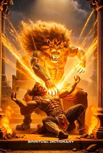 “Narasimha Avatar 🔥 The Most Powerful Moment | Prahlada Story #narsimha #vishnuavatar #lordvishnu