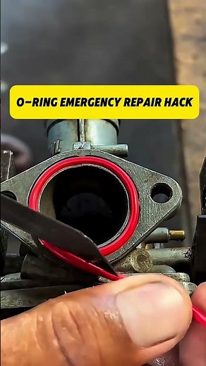 O-Ring Emergency Repair Hack You Should Know#ORing #RepairHack #MechanicTips