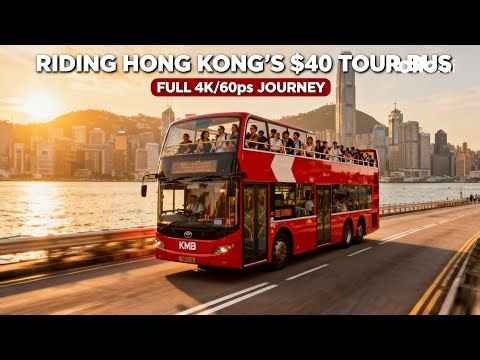 Riding Hong Kong's LEGENDARY KMB Tour Bus in 4K