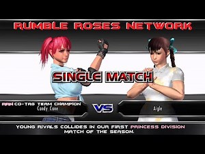 RUMBLE ROSES NETWORK [XBOX 360/XBOX One] RRN #WednesdayNight ROSES: Candy Cane vs Aigle!