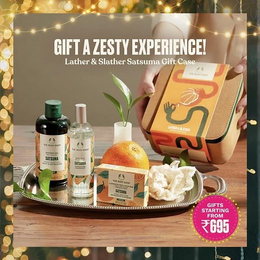 The Body Shop India I #SatsumaGiftSet