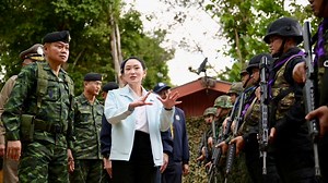 Thai prime minister visits border with Cambodia after leaked conversation triggers resignation calls