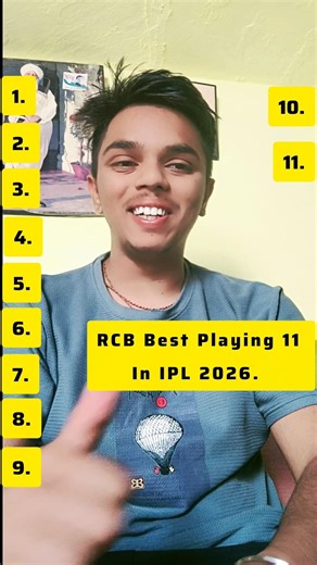 RCB 2026 Best Playing 11 😳🔥 Champion Team Ready? #shorts #cricket #rcb #ipl2026