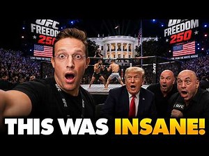 I Went to UFC At The White House With Trump | This Was The Greatest Event in American History…🇺🇸