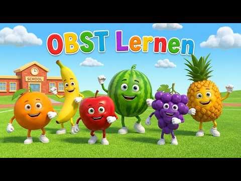 🍎 Learning about fruit through song – German children's song for children | Learning about fruits...