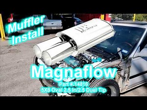 CB7 Magnaflow Muffler Install