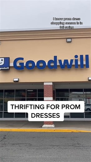 Prom season is here!💃 Thrift a budget-friendly, show stopping prom look from Goodwill SoCal. Sarawhitmanythoughts found a gorgeous prom dress at her local Goodwill store for only $20. Find a #GoodwillSoCal store: www.goodwillsocal.org/shop/goodwill-locator #promdressshopping #thriftedpromdress #thrifting | Goodwill Southern California