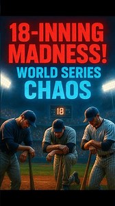 What the Hell Was That?! 😱 18-Inning World Series Marathon Explained!