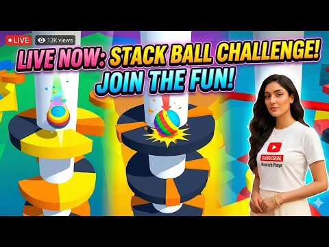 🔴 LIVE: Can We Smash the High Score? Stack Ball Challenge!