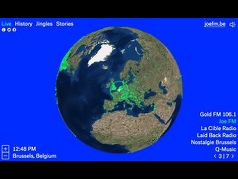 Demonstration of Radio Garden Interactive Global Radio